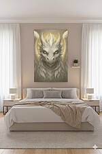 Canvas Painting #0001-3 - DRAGON - Image 2