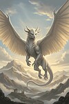 Canvas Painting #0001-4 - FLYING DRAGON