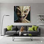 Canvas Painting #0003-1 - ALIEN - Image 2