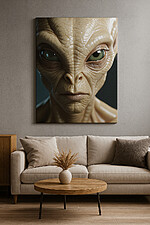 Canvas Painting #0003 - ALIEN - Image 2