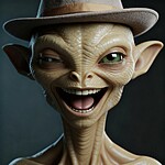 Canvas Painting #0003-2 - ALIEN